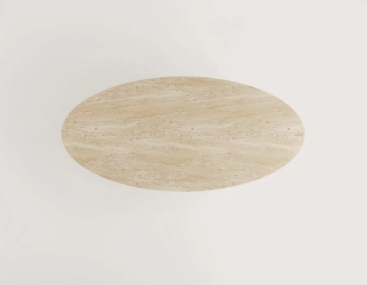 Daniela Travertine Dining Table 4