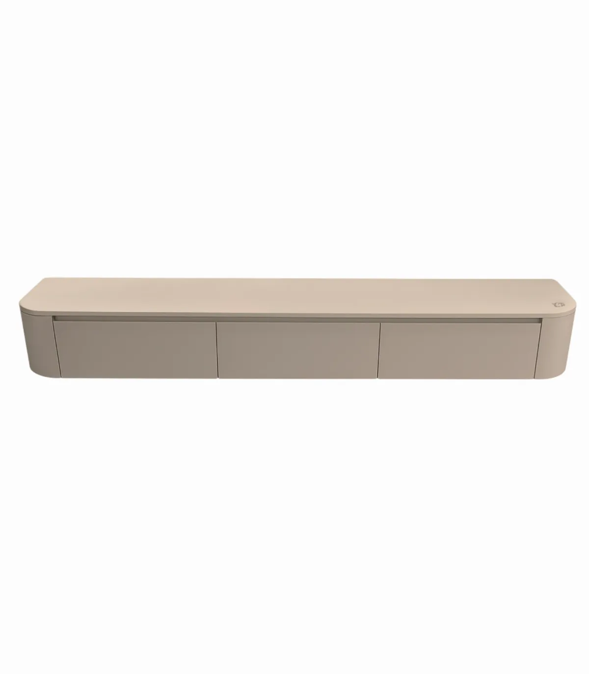 Moderne Japandi Taupe Wand TV Unit hover