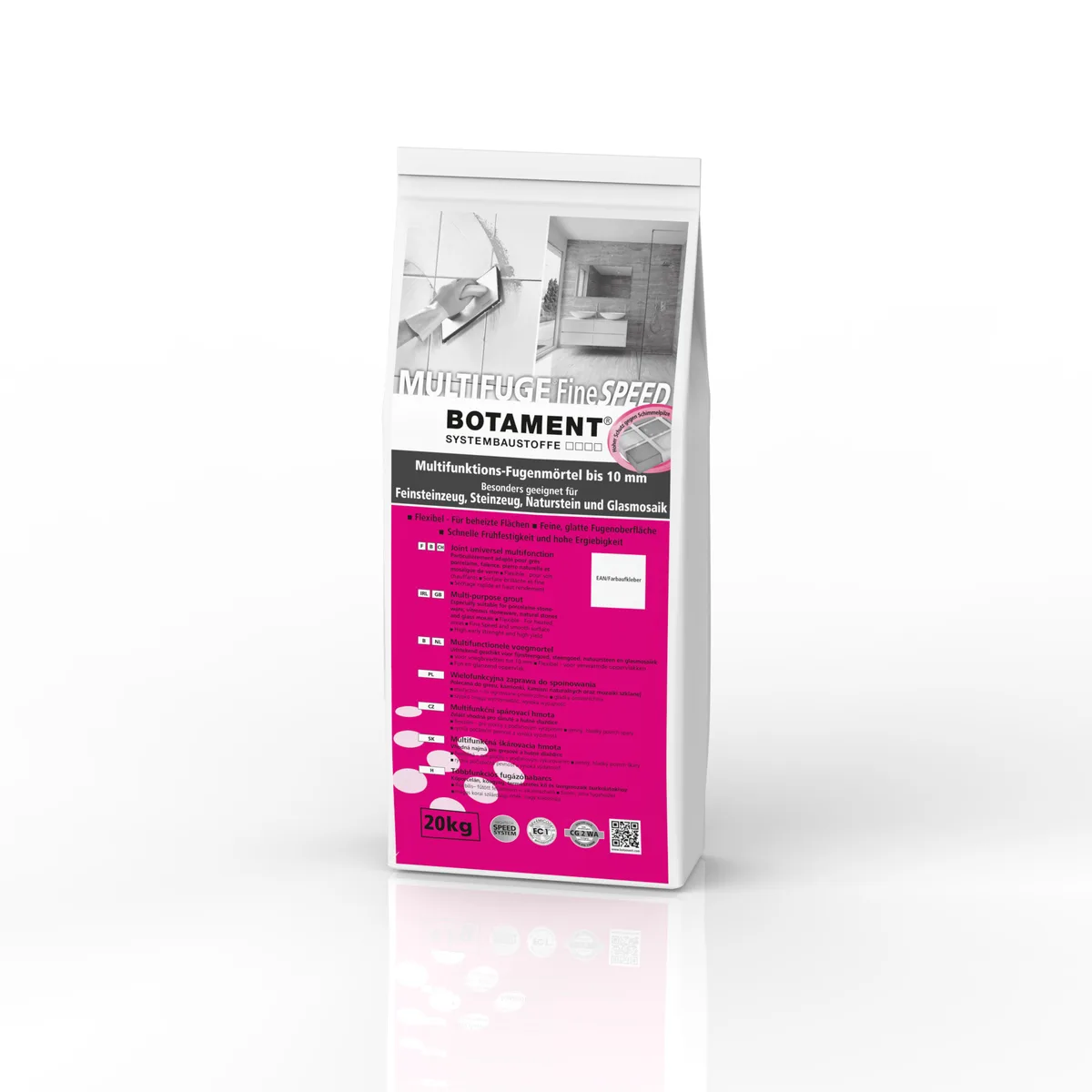 Botament Multi-Grout Fine Zilvergrijs 4KG