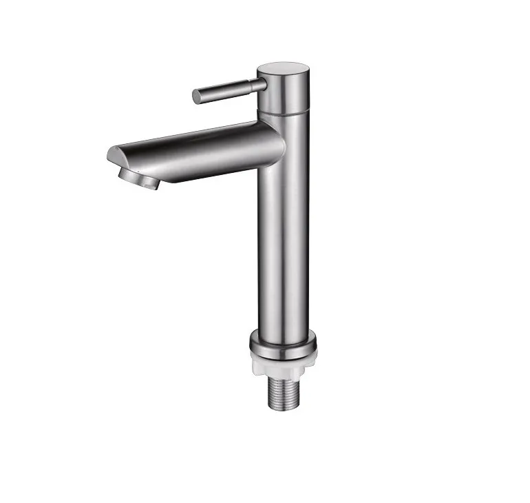 FONTEINKRAAN OPBOUW ROND Stainless Steel