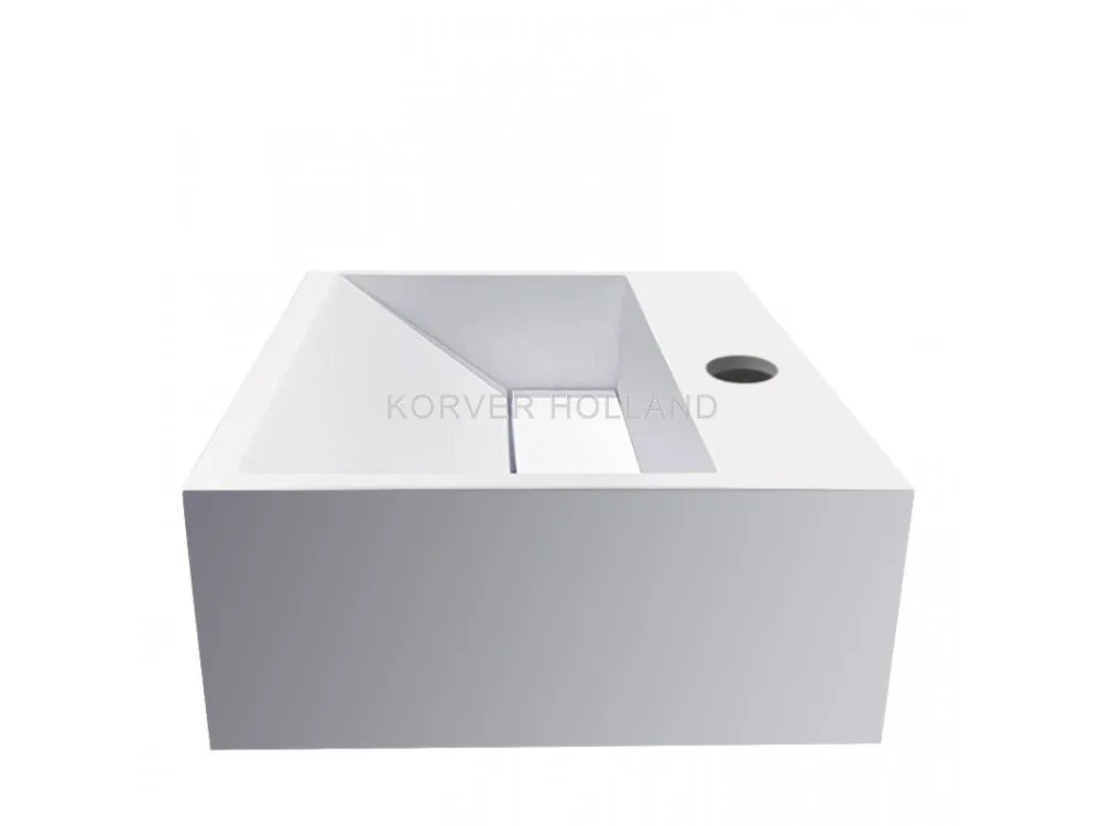 Julia fontein Solid surface 30 x 28 x 12,5 cm mat wit 2