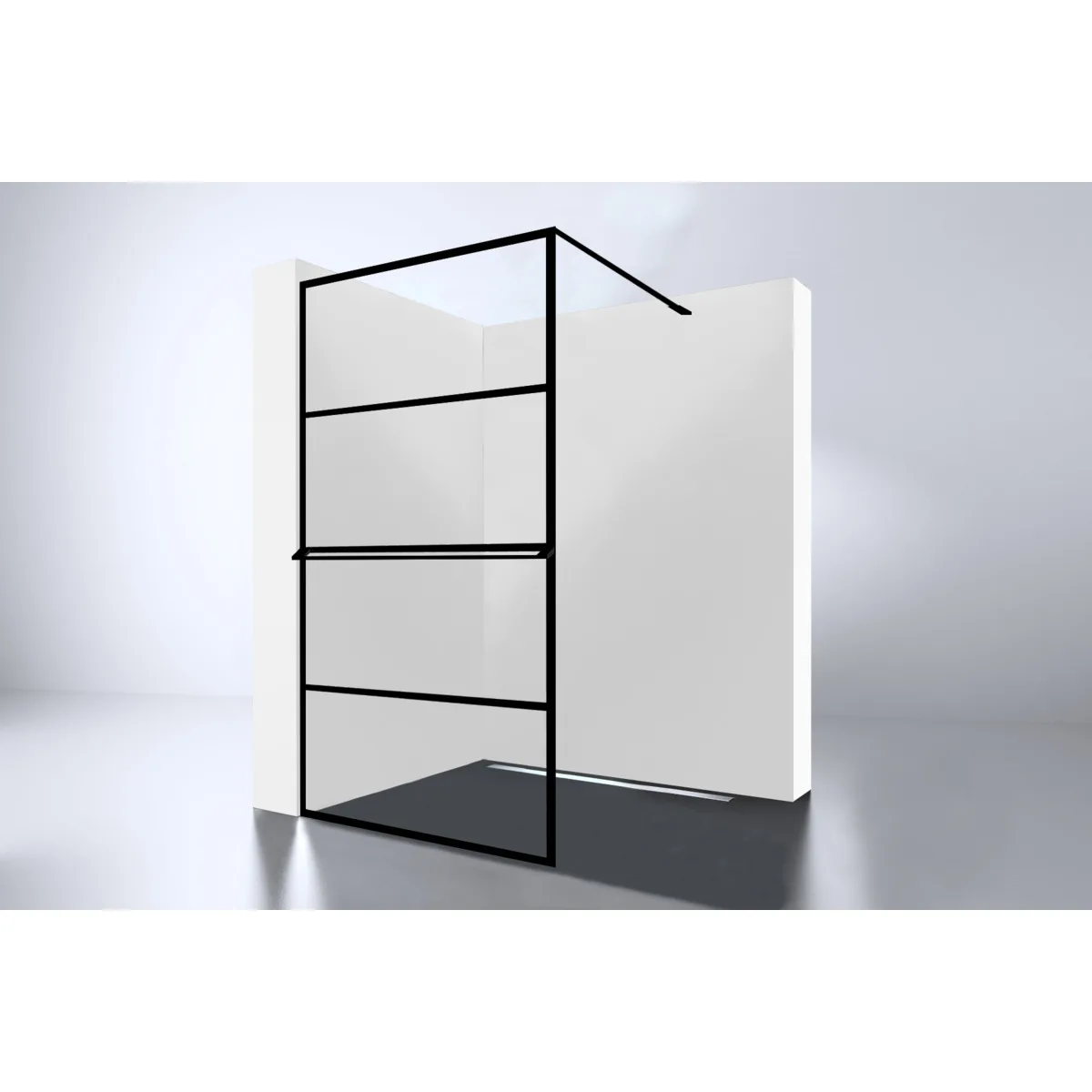 Noire 1400 screen Walk-in Shower Walk-In 1400x2000x10mm