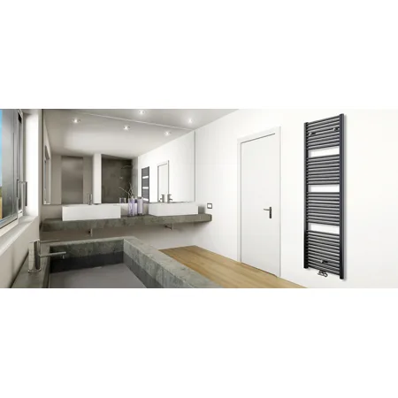 Sierradiator 1817x450 Wiesbaden Elara Anthracite m/o aansl. hover