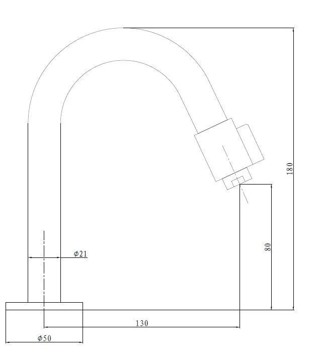 Toiletkraan Moya Dimora gunmetal 2