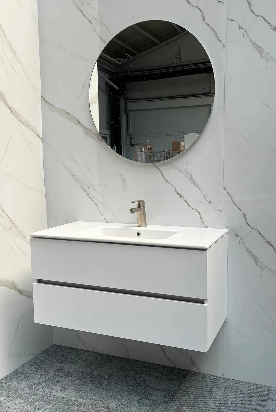 Valencia badmeubel 102 cm Wit Mat