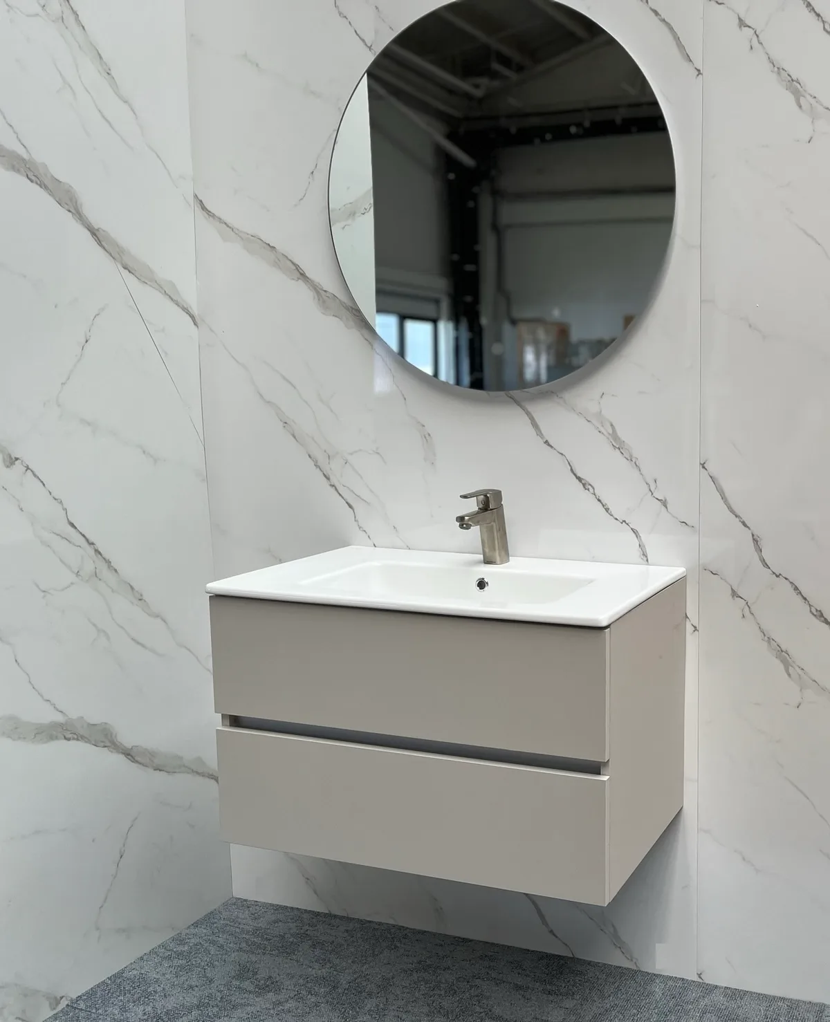 Valencia badmeubel 82 cm Licht Grijs