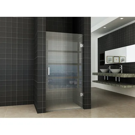 W 900x2000 profielloze nisdeur 8mm NANO glas