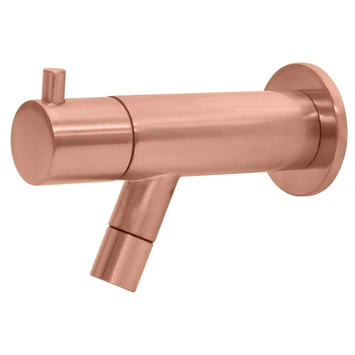 Wand toiletkraan Spador Lyon rosé-mat-goud