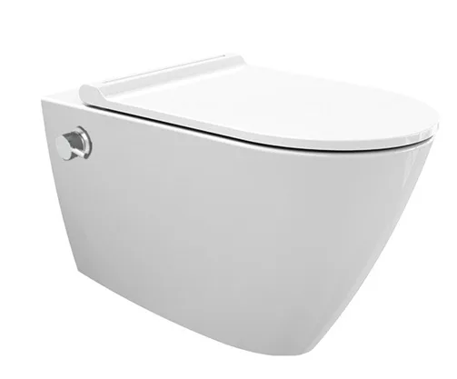 WC Alesta White Gloss met Bidet incl softclose zitting