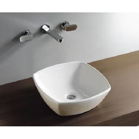 Wiesbaden Plaza opzetwastafel 420x420x135mm